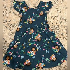 Disney Blue Floral Encanto Kids Dress